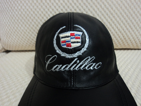 Cadillac Leather Black Baseball Hat Cap [BUY 1 GET 1 FREE]